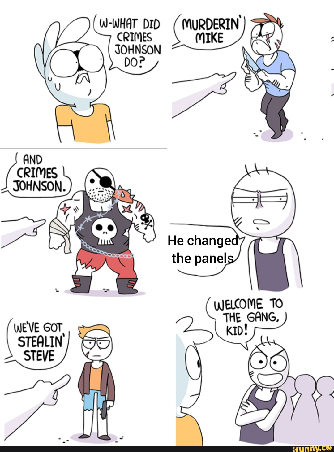 W WHAT DID CRIMES JOHNSON THE GANG IFunny