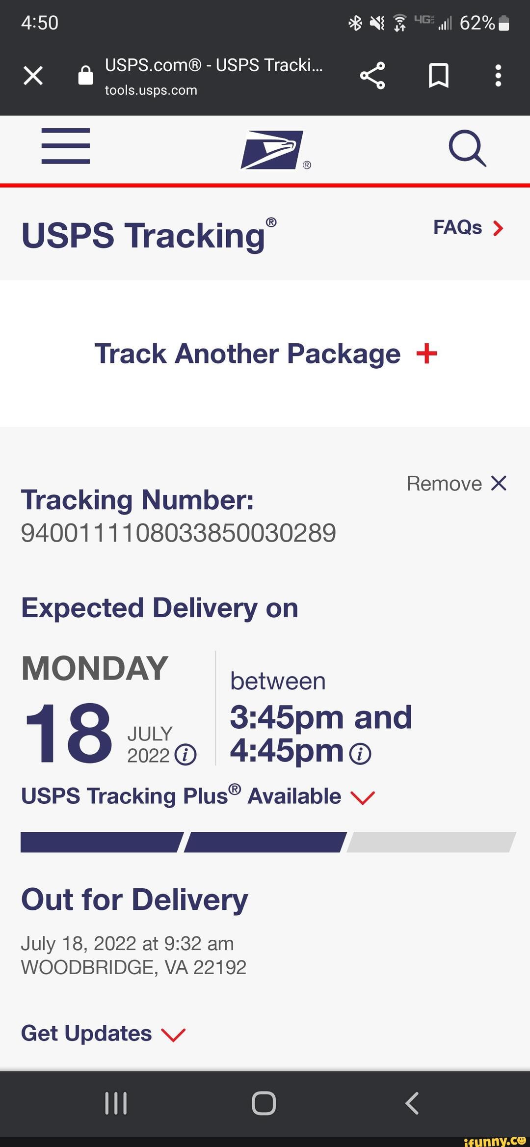 62 USPS Tracki... Ed. tools usps com USPS Tracking" FAQs Track