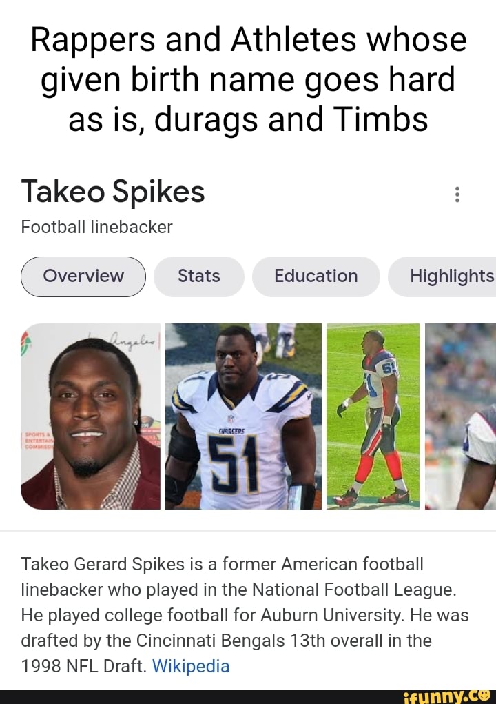 Takeo Spikes - Wikipedia