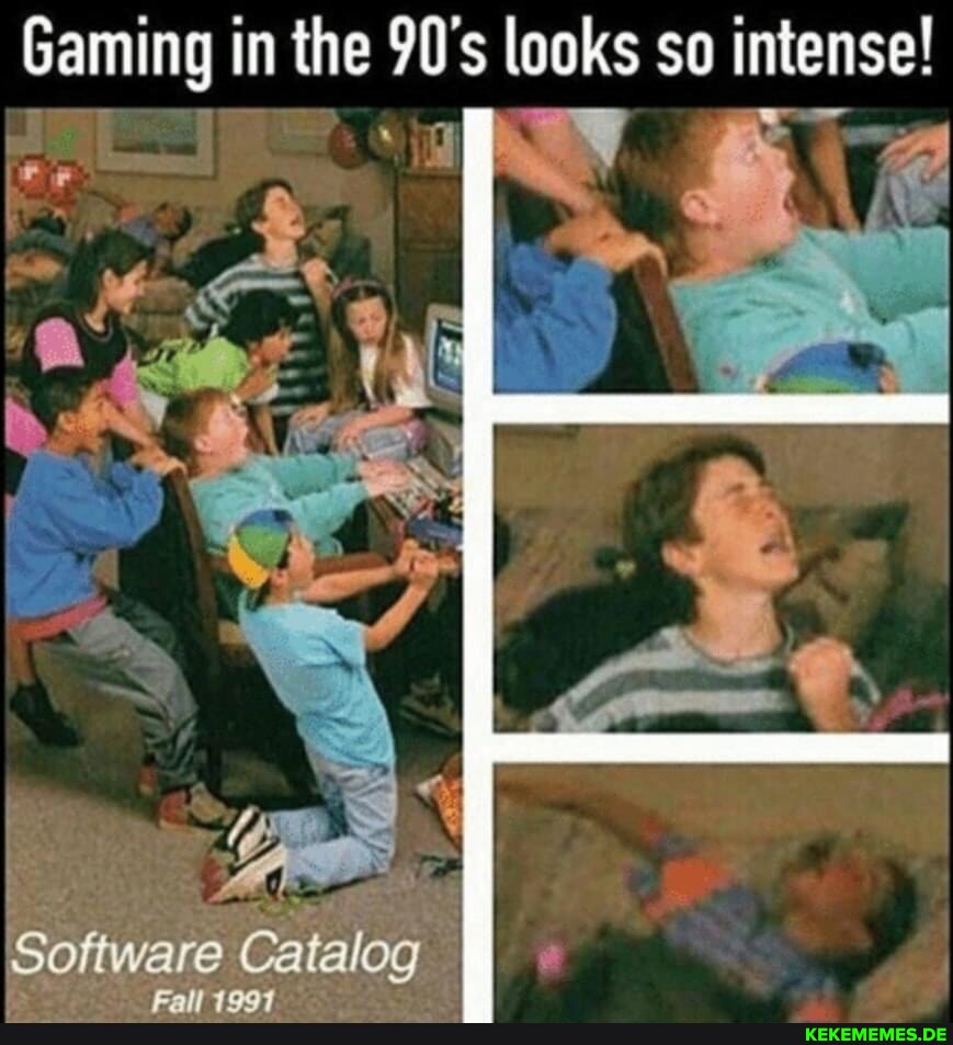 Gaming in the U's looks so intense! / , I Software Catalog I Fall 1997
