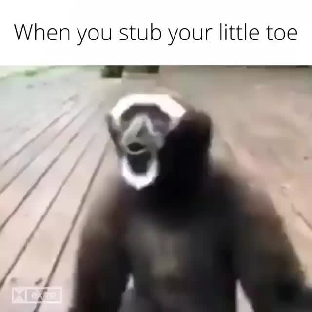 When you stub your little toe iFunny )