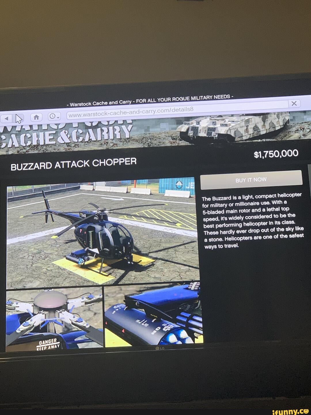 Warstock Cache and Carry FOR ALL YOUR ROQUE MILITARY NEEDS 1,750,000