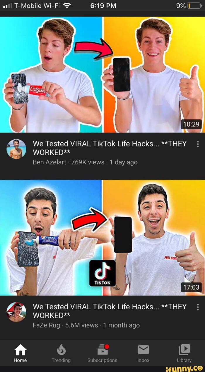 We Tested VIRAL TikTok Life Hacks... **THEY WORKED** Ben Azelart 769K ...