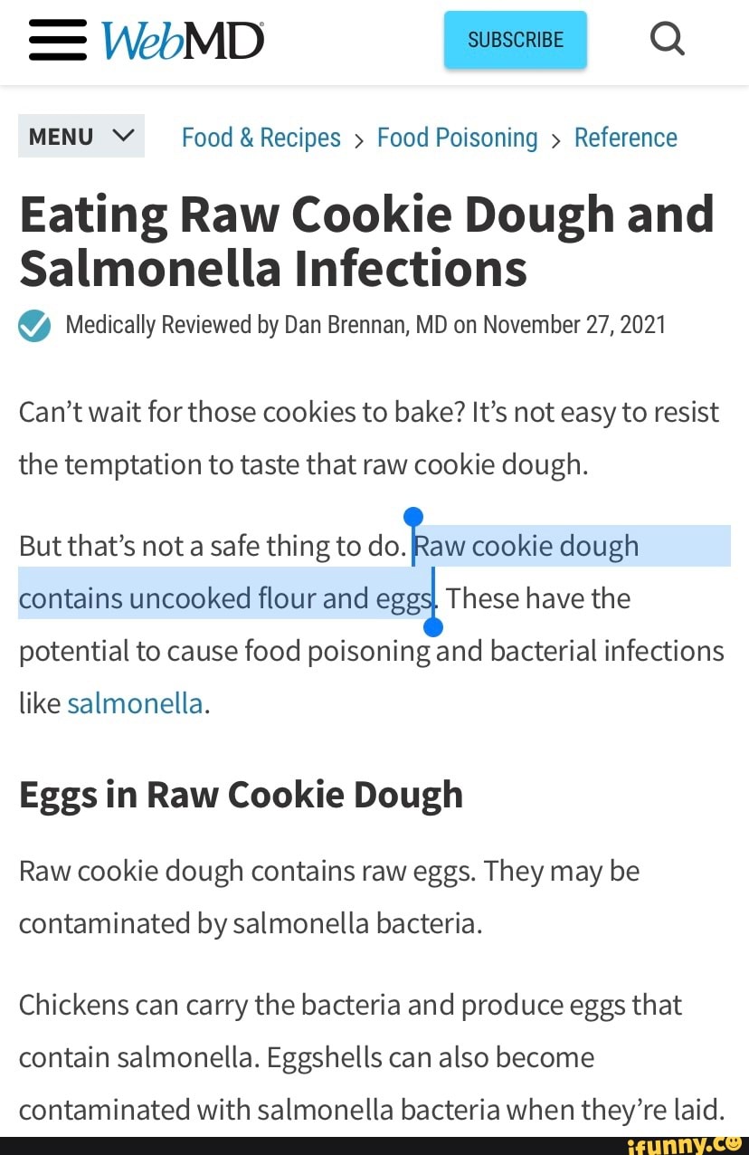= MD MENU Y Food &Recipes > Food Poisoning Reference Eating Raw