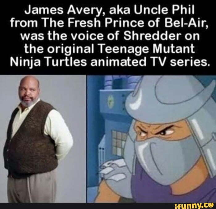 James Avery, aka Uncle Phil from The Fresh Prince of BelAir, was the