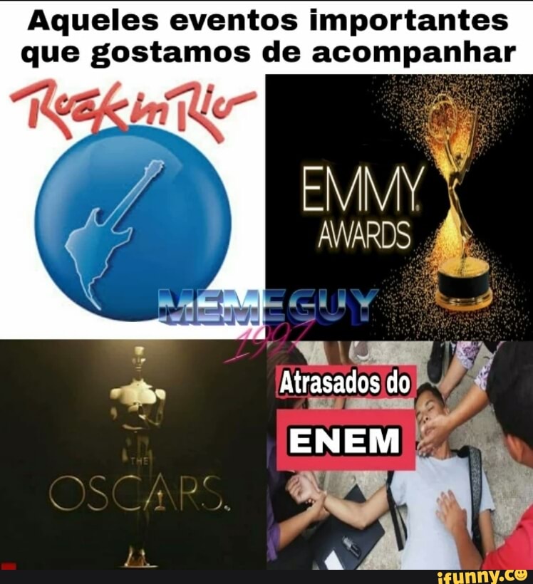 Aqueles eventos importantes
que gostamos de ac se