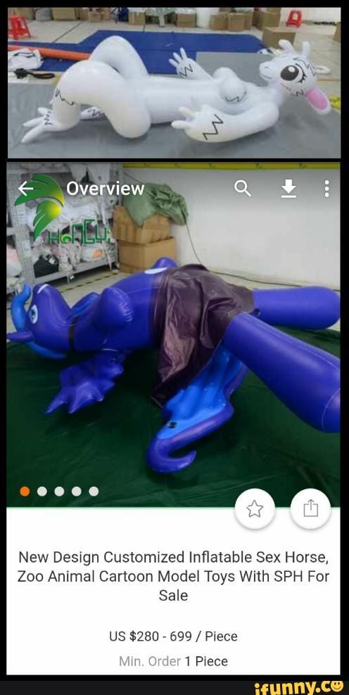 New Design Customized Inflatable Sex Horse, Zoo Animal Cartoon Model Toys  With SPH For Sale 699 / Piece 1 Piece - iFunny