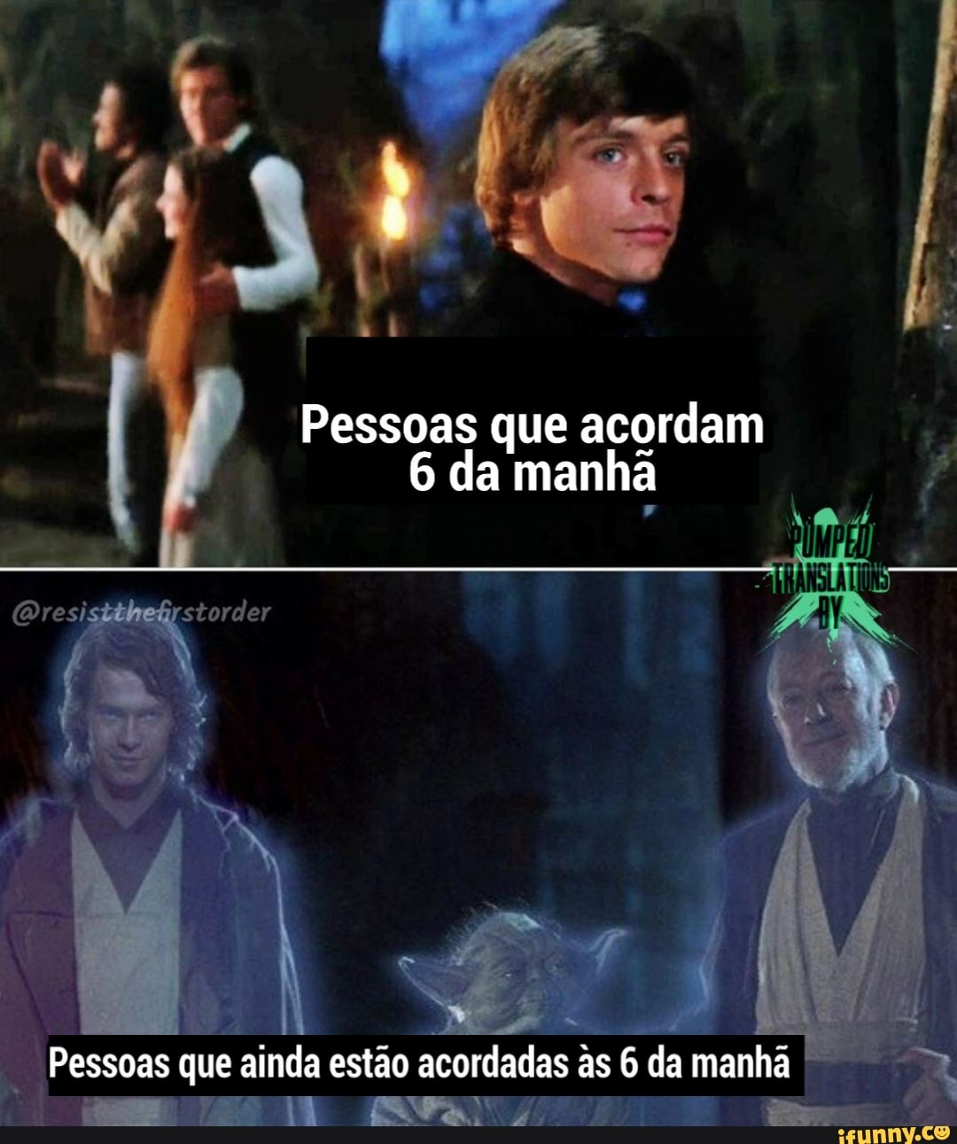 Pessoas que acordam
da manhã
