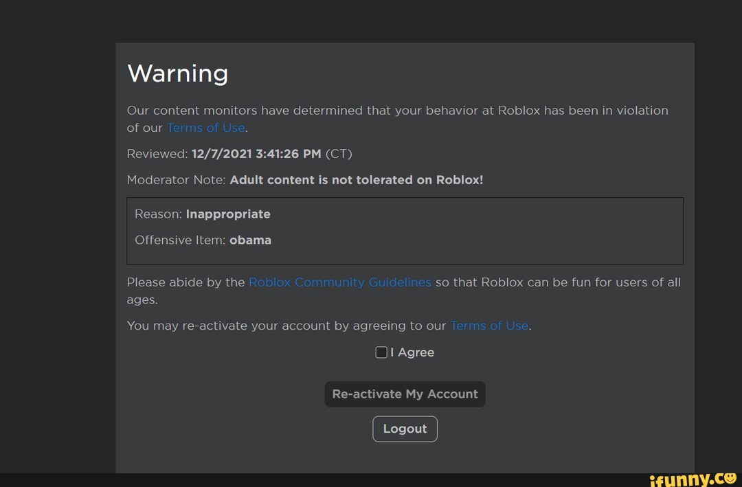 Warning Our content monitors have determined that your behavior at ...