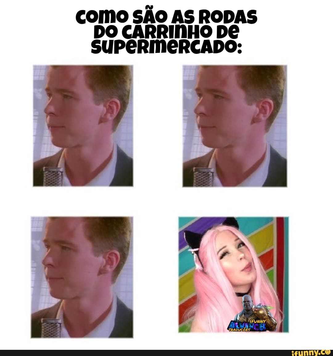 como sÃo As RODAS
DO CARRINHO DE
SUPERMERCADO: