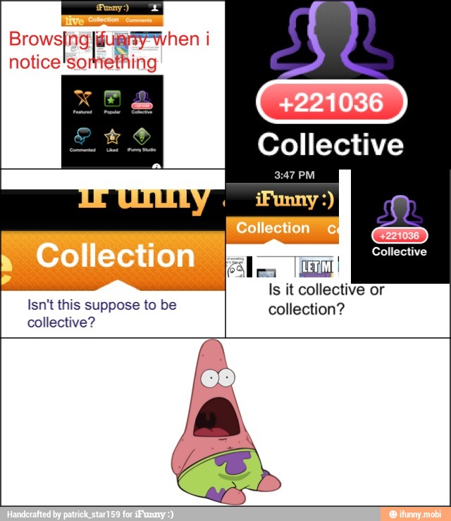 Isn't this suppose to be
collective?