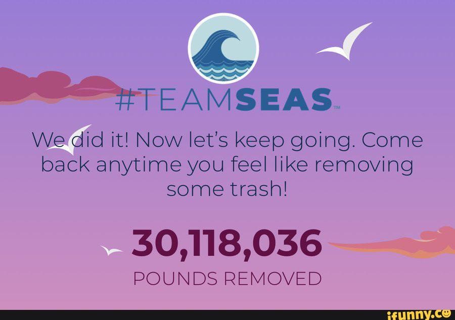 SEAS. We did it! Now let's keep going. Come back anytime you feel like