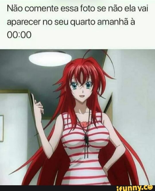 Não comente essa foto se não ela vai aparecer no seu quarto amanhã à