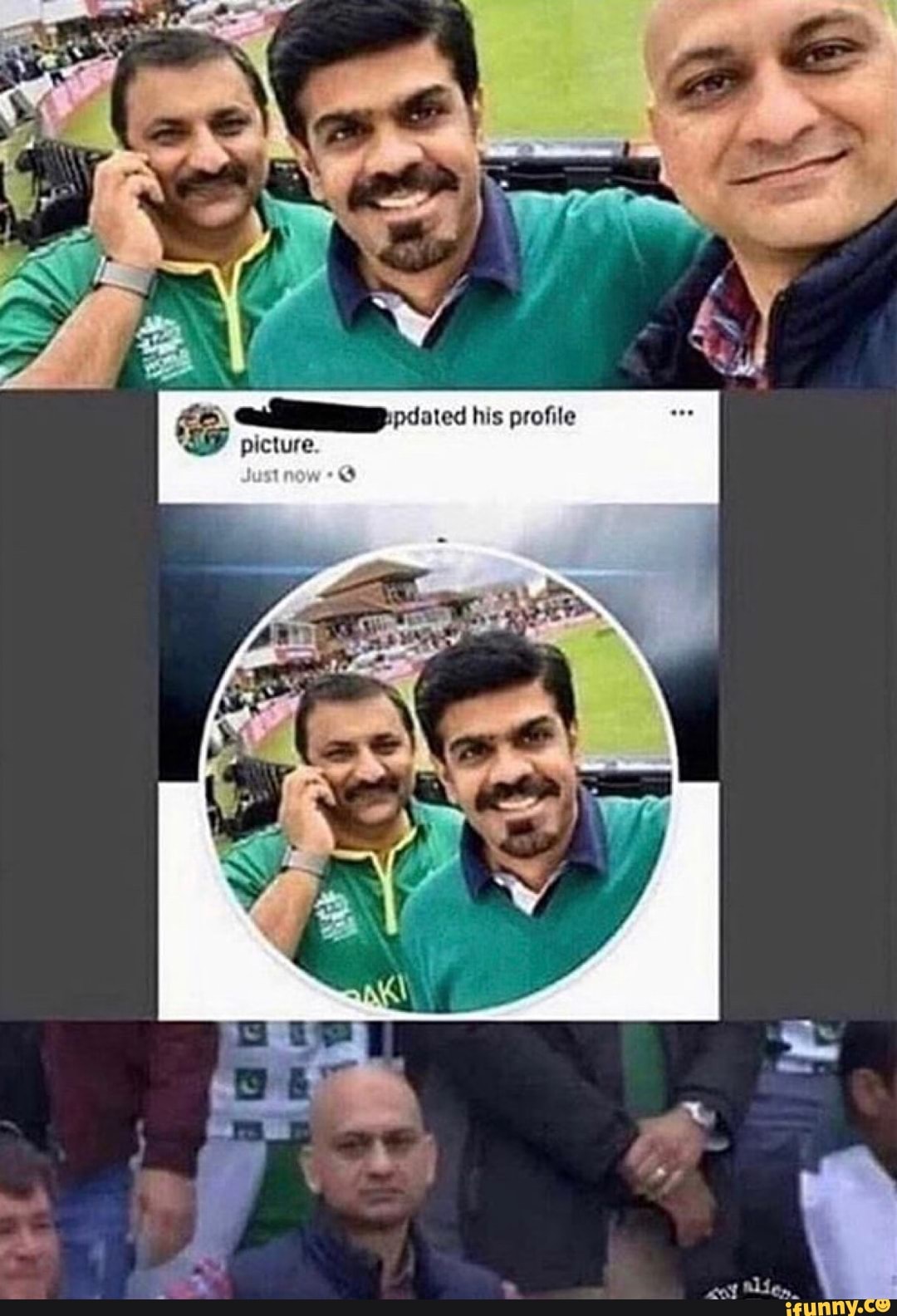 his profile
picture.