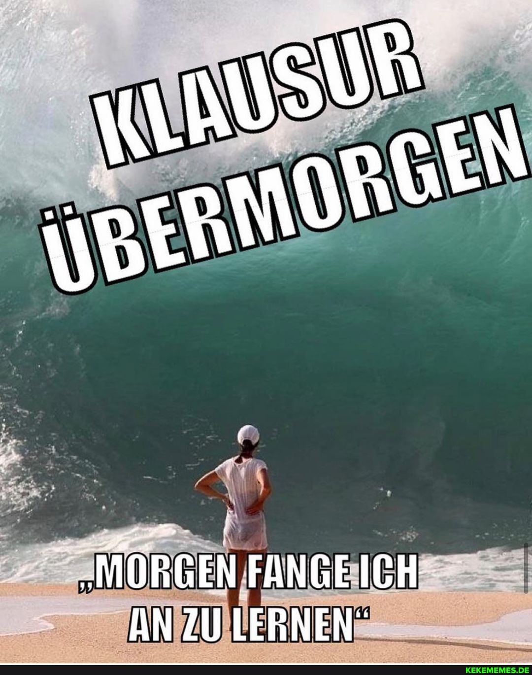 'MORGEN FANGE ICH AN ZU LERNEN'