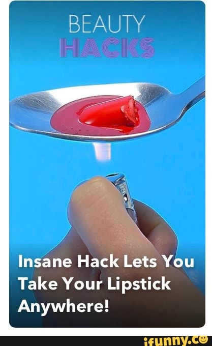 BEAUTY
Insane Hack Lets You
Take Your Lipstick
Anywhere!