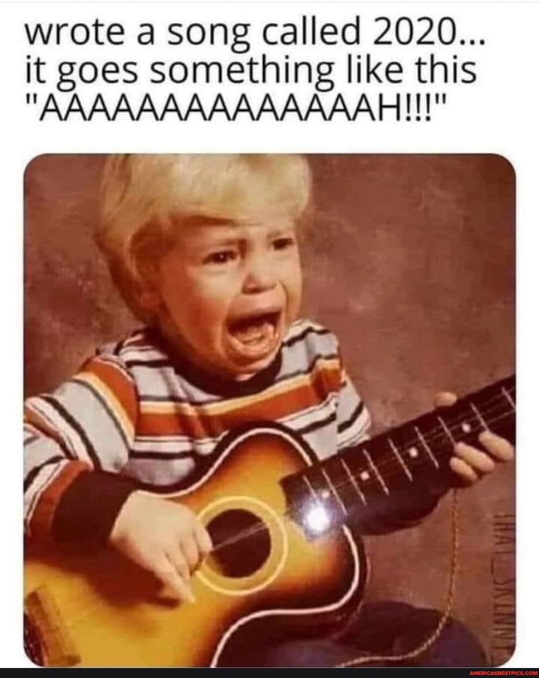wrote a song called 2020...
it goes something like this
"AAAAAAAAAAAAAA