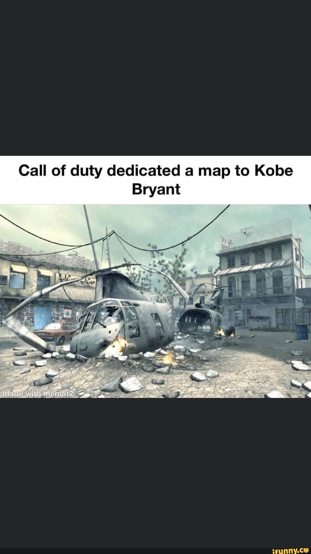 Call of duty dedicated a map to Kobe
am
< ~
made
