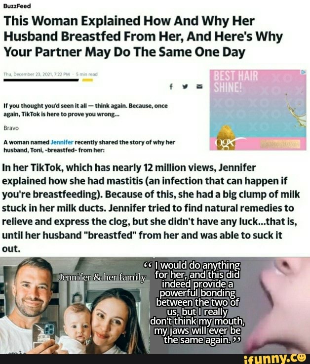 BuzzFeed This Woman Explained How And Why Her Husband Breastfed From