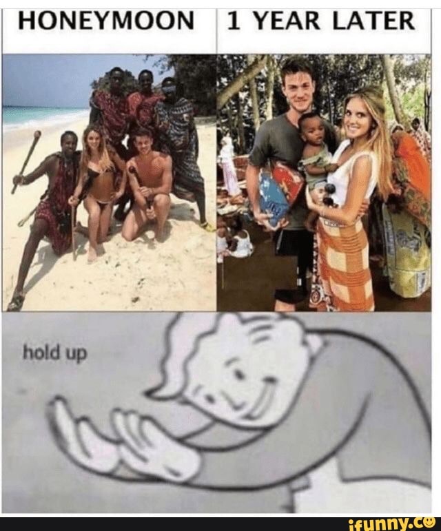 HONEYMOON YEAR LATER