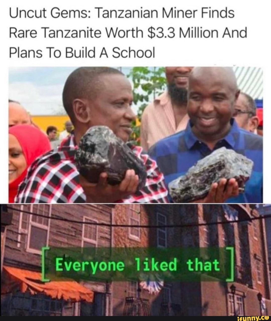 Uncut Gems: Tanzanian Miner Finds
Rare Tanzanite Worth $3.3 Million And
Plans To Build A School