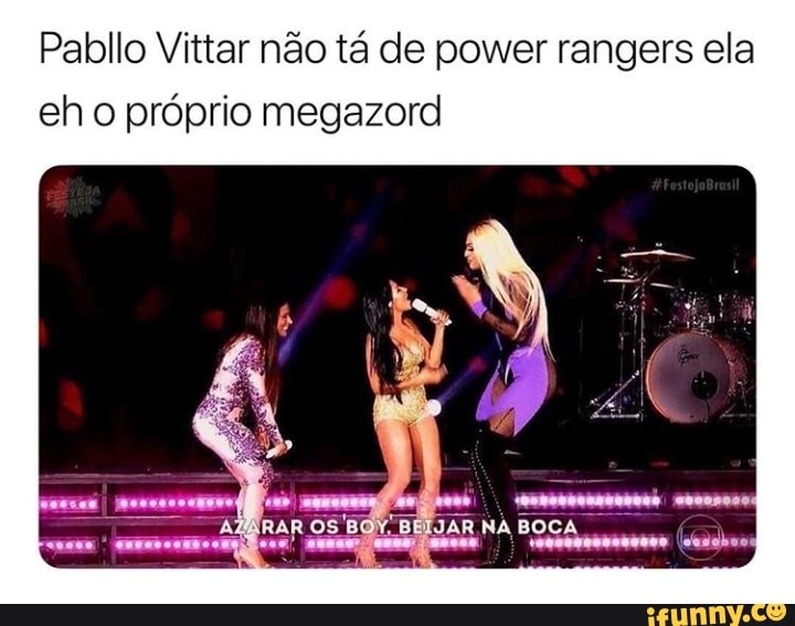 Pabllo Vittar não tá de power rangers ela
eho próprio megazord