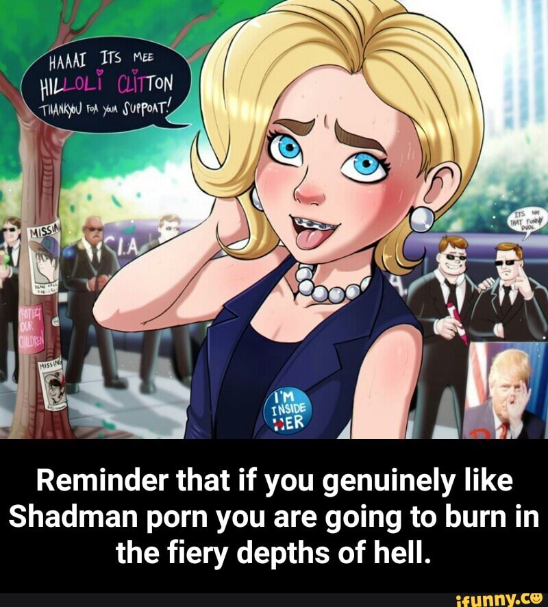 Reminder that if you genuinely like Shadman porn you are going to burn in t...