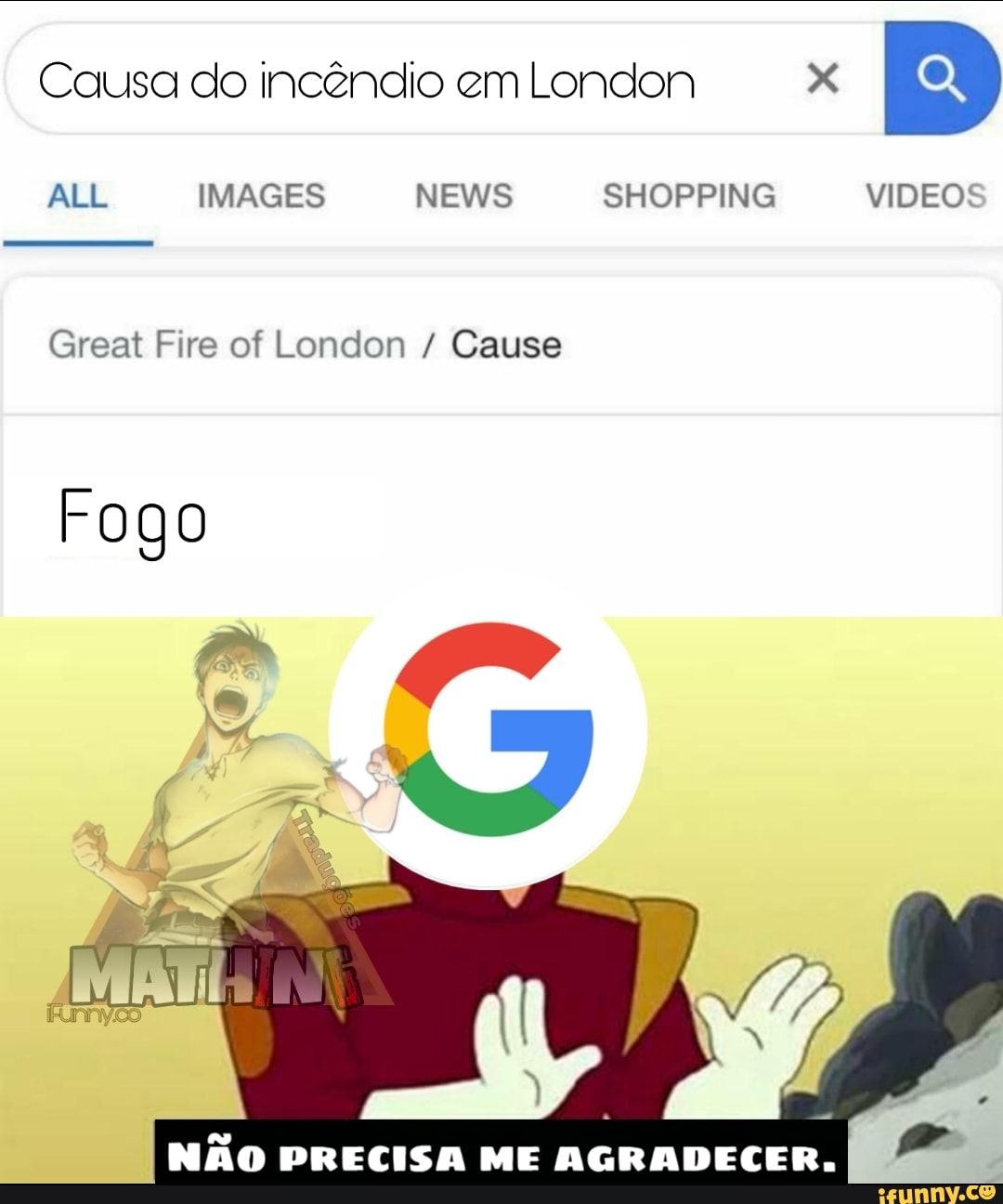 Causa do Incêndio em London x
Great Fire of London Cause
Fogo
NÃO PRECISA ME
PR