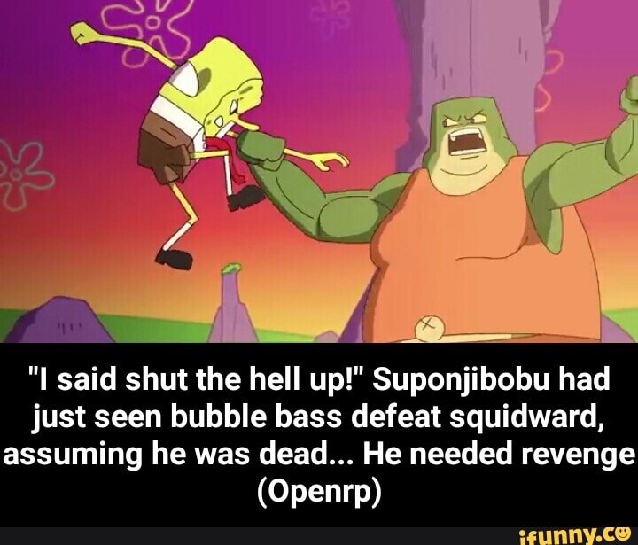 Suponjibobu Anime Ep #1: Bubble Bass Arc (Original Animation) 