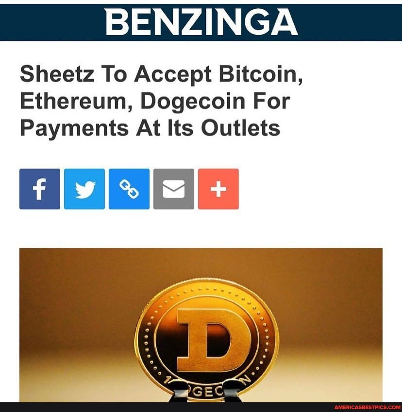 Sheet To Accept Bitcoin,
Ethereum, Dogecoin For
Payments At Its Outlets
Bono