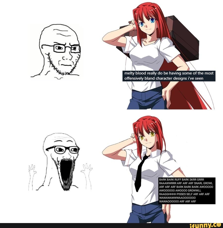 Melty blood really do be having some of the most offensively bland ...
