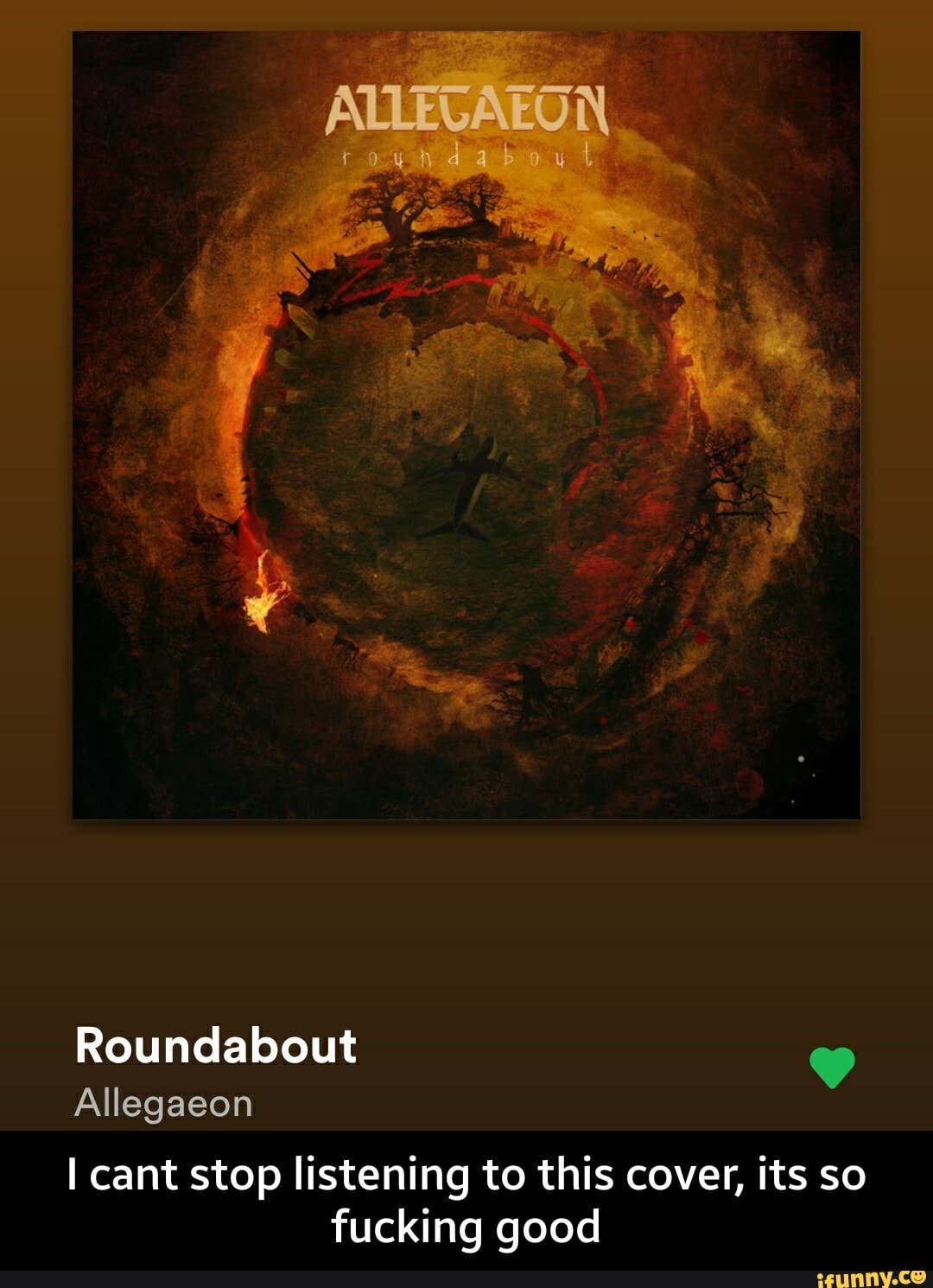 Allegaeon
I cant stop listening to this cover, its so
fucking good - I cant stop listening to this cover, its so fucking good
