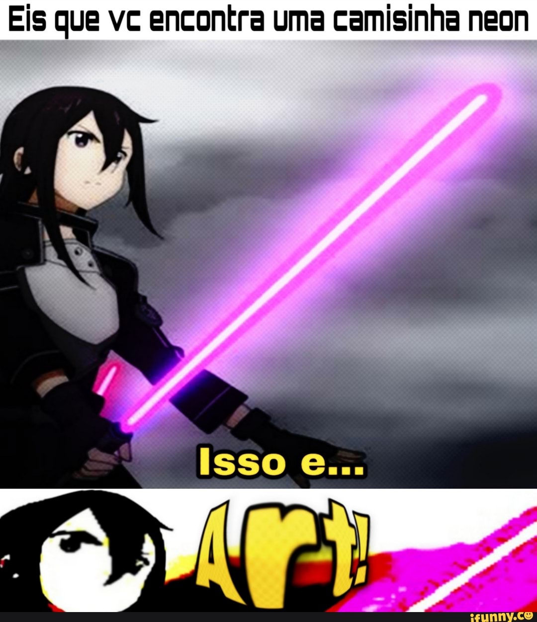 Eis que vc encontra uma camisinha neon