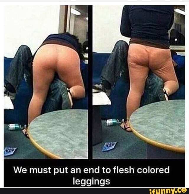 flesh colored yoga pants