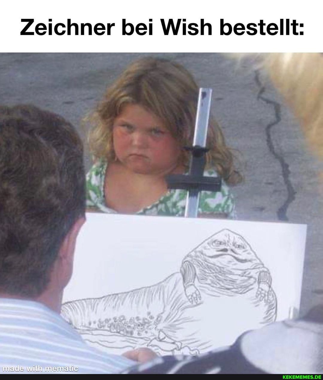 Zeichner bei Wish bestellt: