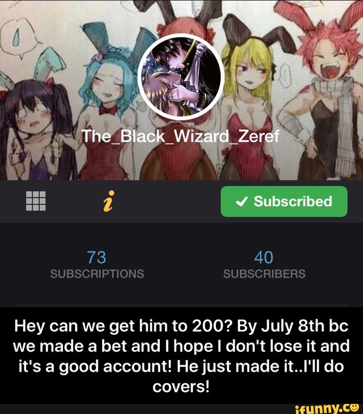 Hey can we get him to 200? By July 8th bc
we made a bet and I hope I don't lose it and
it's a good account! Hejust made it..I'll do
covers! - Hey can we get him to 200? By July 8th bc we made a bet and I hope I don't lose it and it's a good account! He just made it..I'll do covers!