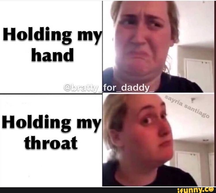 Holding my hand for daddy_ - iFunny