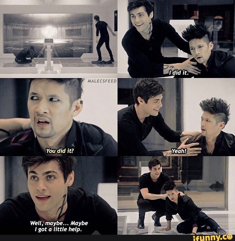 themortalinstruments, shadowhunters, theshadowhunterchronicles, matthewdaddario, aleclightwood, malec, harryshumjr, magnusbane
