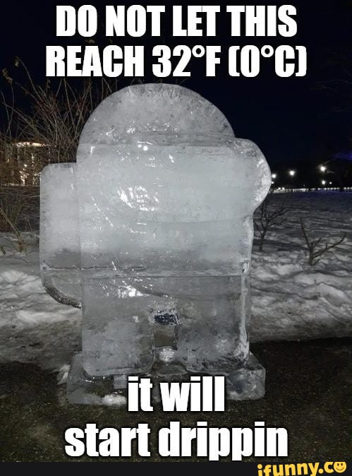 DO NOT LET THIS REACH
it will
Start drippin
