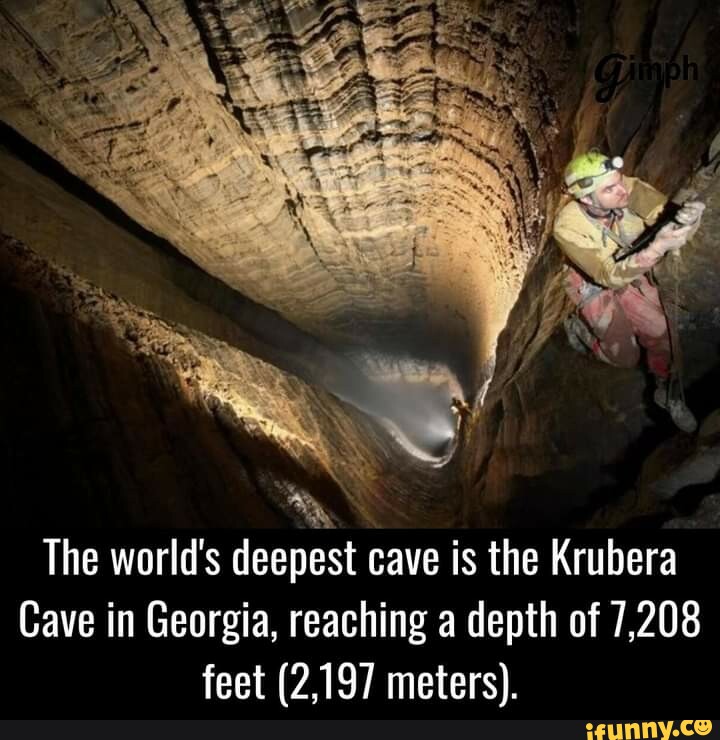 The World S Deepest Cave Is The Krubera Cave In Georgia Reaching A   A755ce8ecab80c8d8313816673271c30b7364f42cf42e50fc261929a96f60951 1 