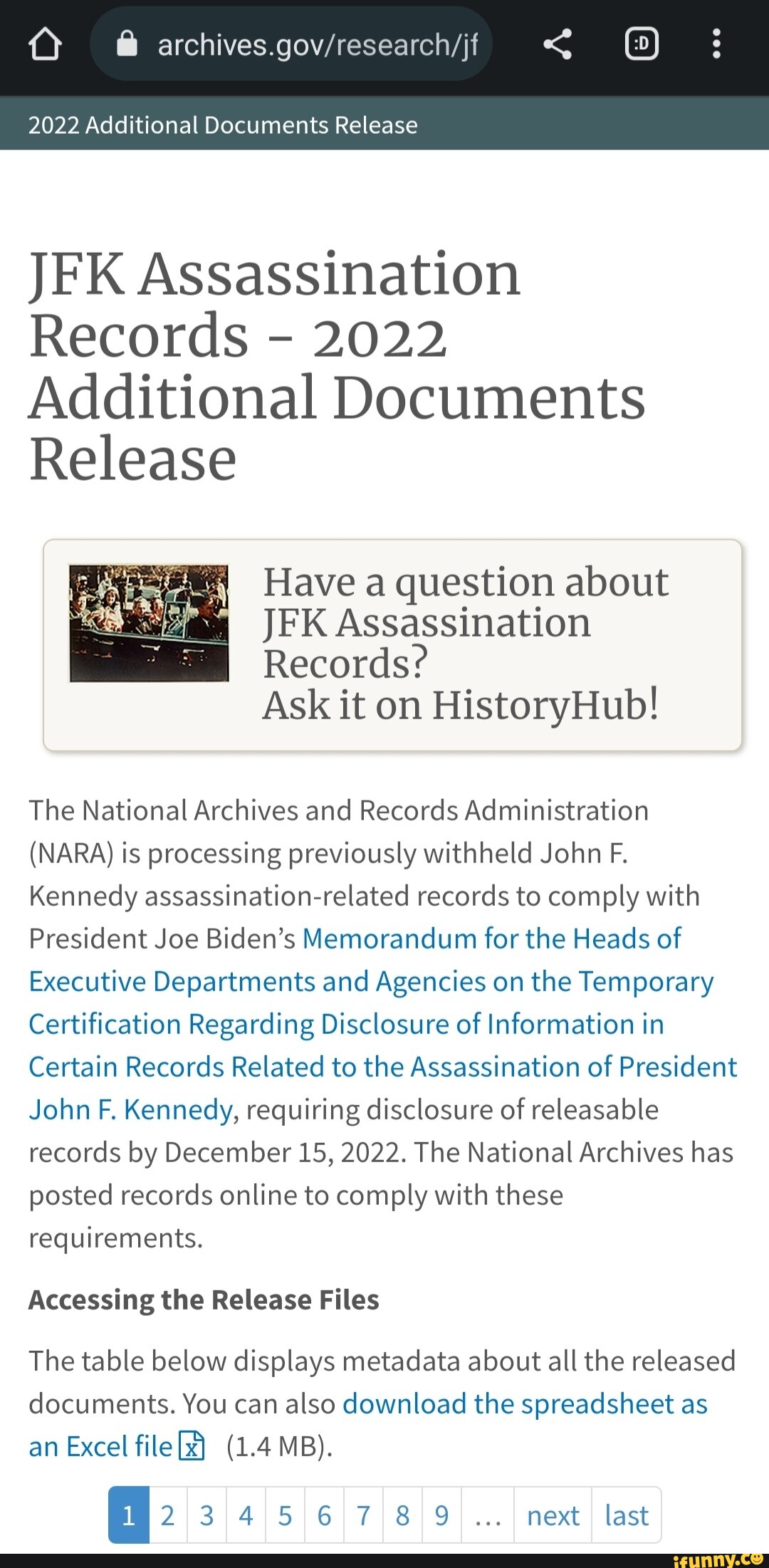 2022 Additional Documents Release JFK Assassination Records - 2022 ...