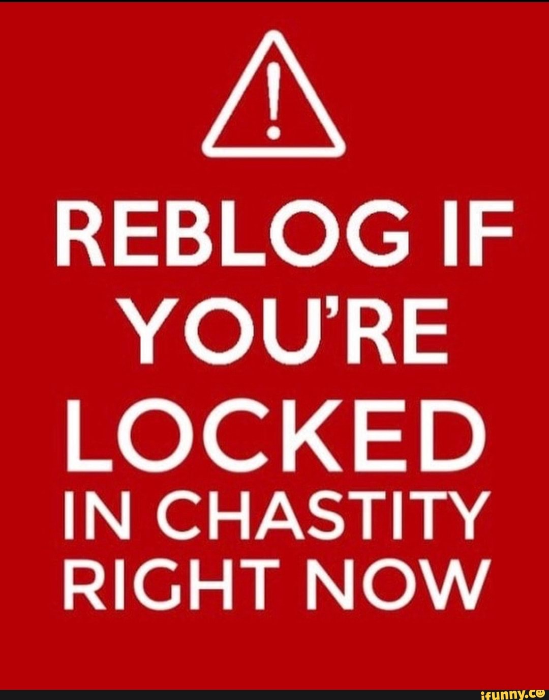 Locked in chastity