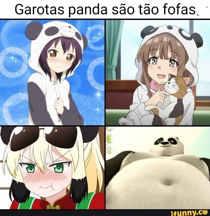 Garotas panda são tão fofas. Tl