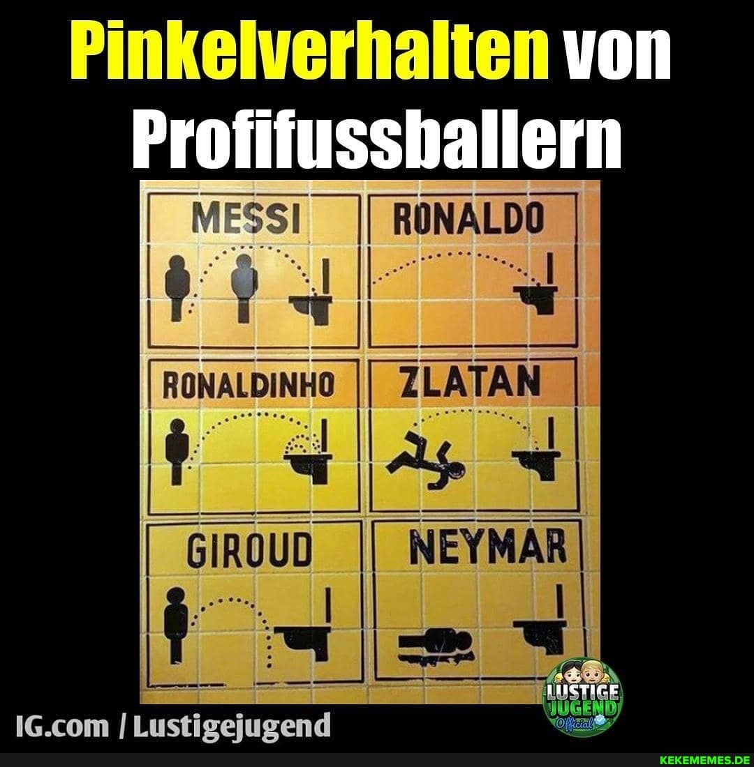 von
Profifusshallern
LUSTIGE