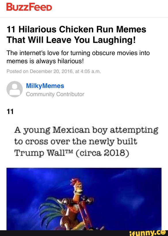 11 Hilarious Chicken Run Memes That Will Leave You Laughing! The