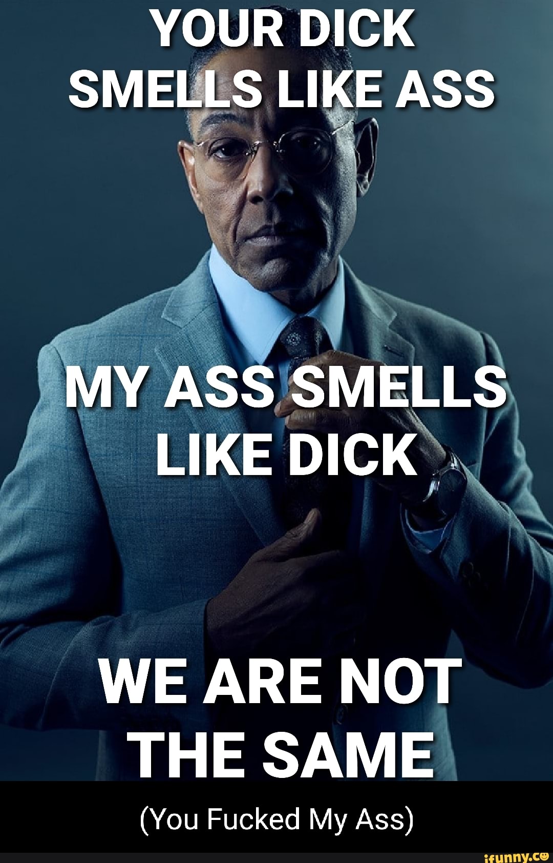 Dick smells like piss
