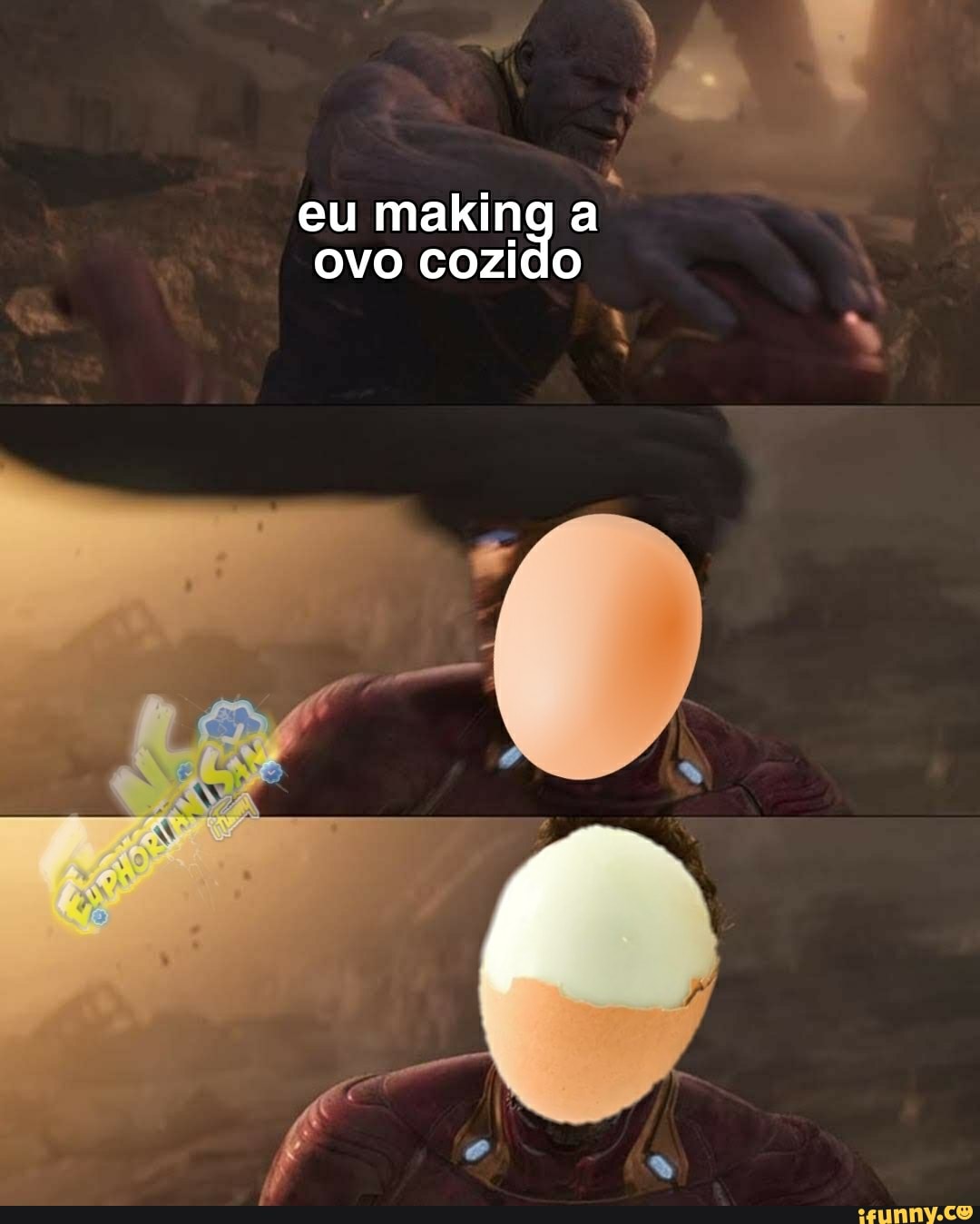 eu making a ovo cozido