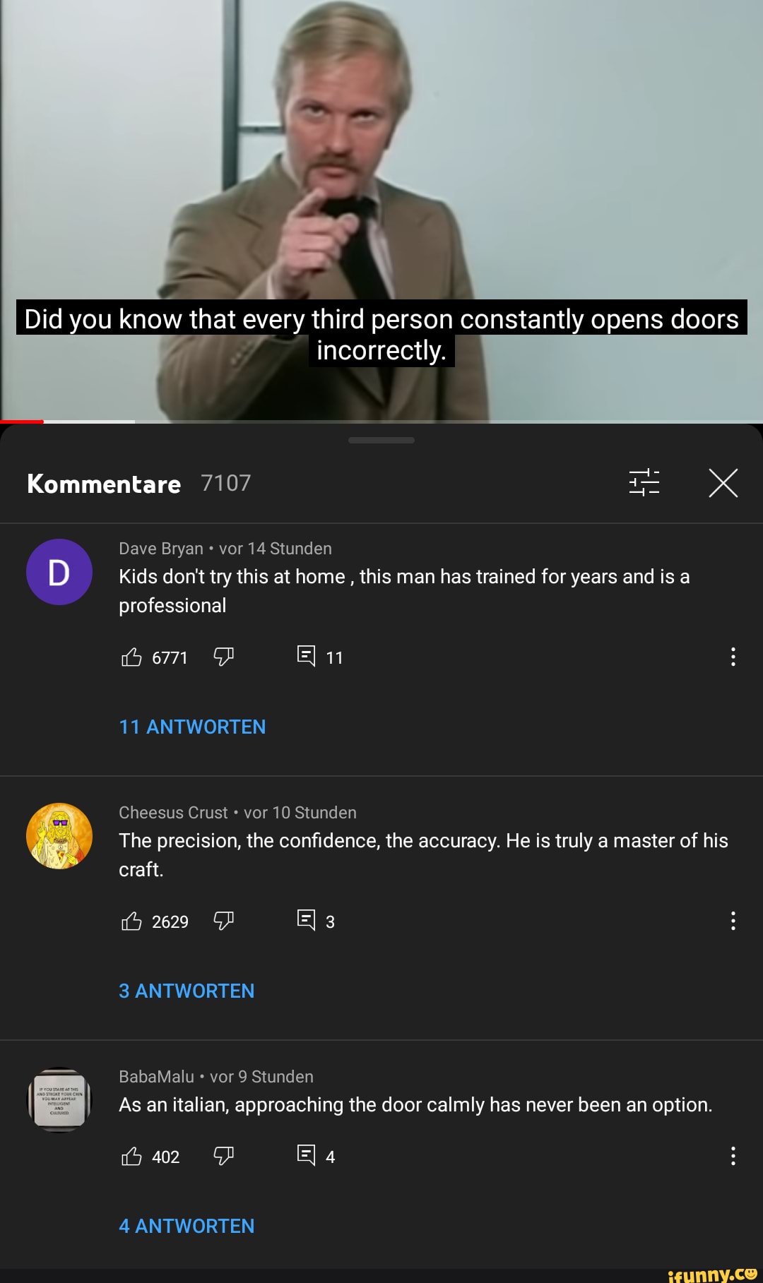 Did you know that every third person constantly opens doors incorrectly ...