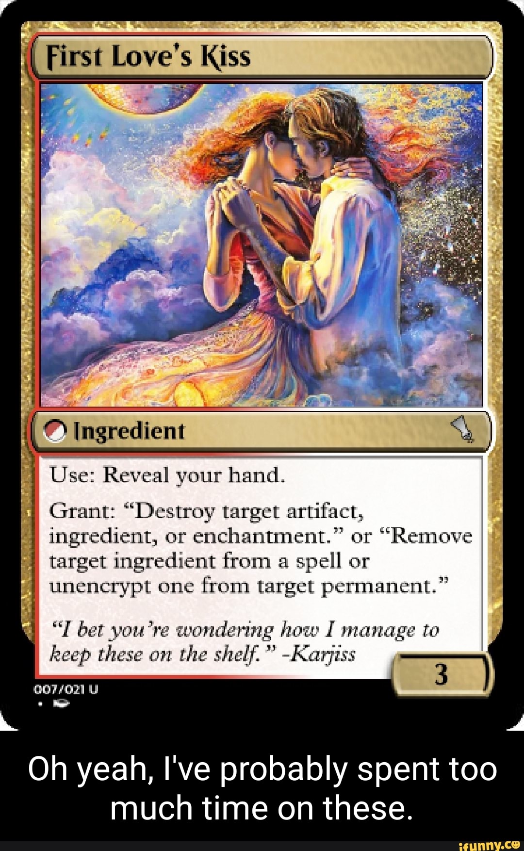First Love s Kiss I Ingredient II Use Reveal Your Hand Grant