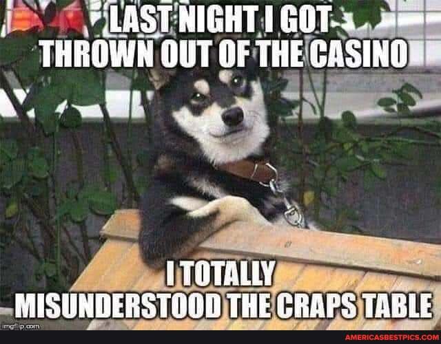 LAST NIG GOT.
THROWN OUT OF THE GASINO
RES
ry
ITOTALLY MISUNDERSTOOD THE FRRES TABIE